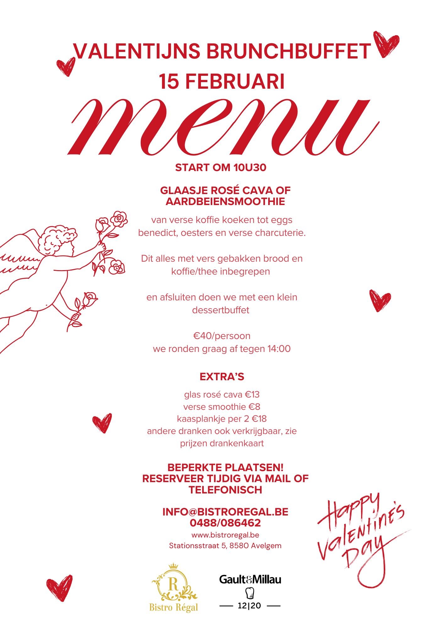 Valentijn Brunchbuffet